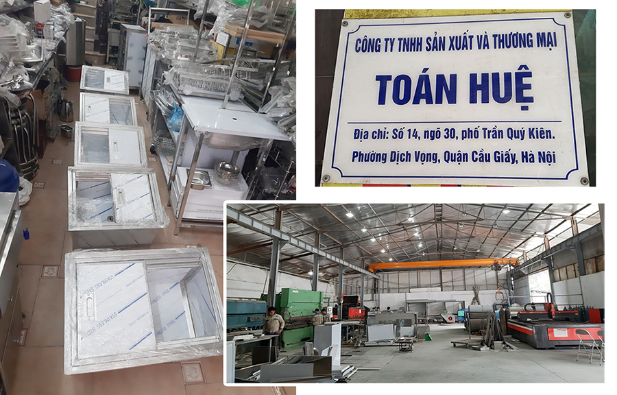 Xưởng sản xuất inox Toán Huệ