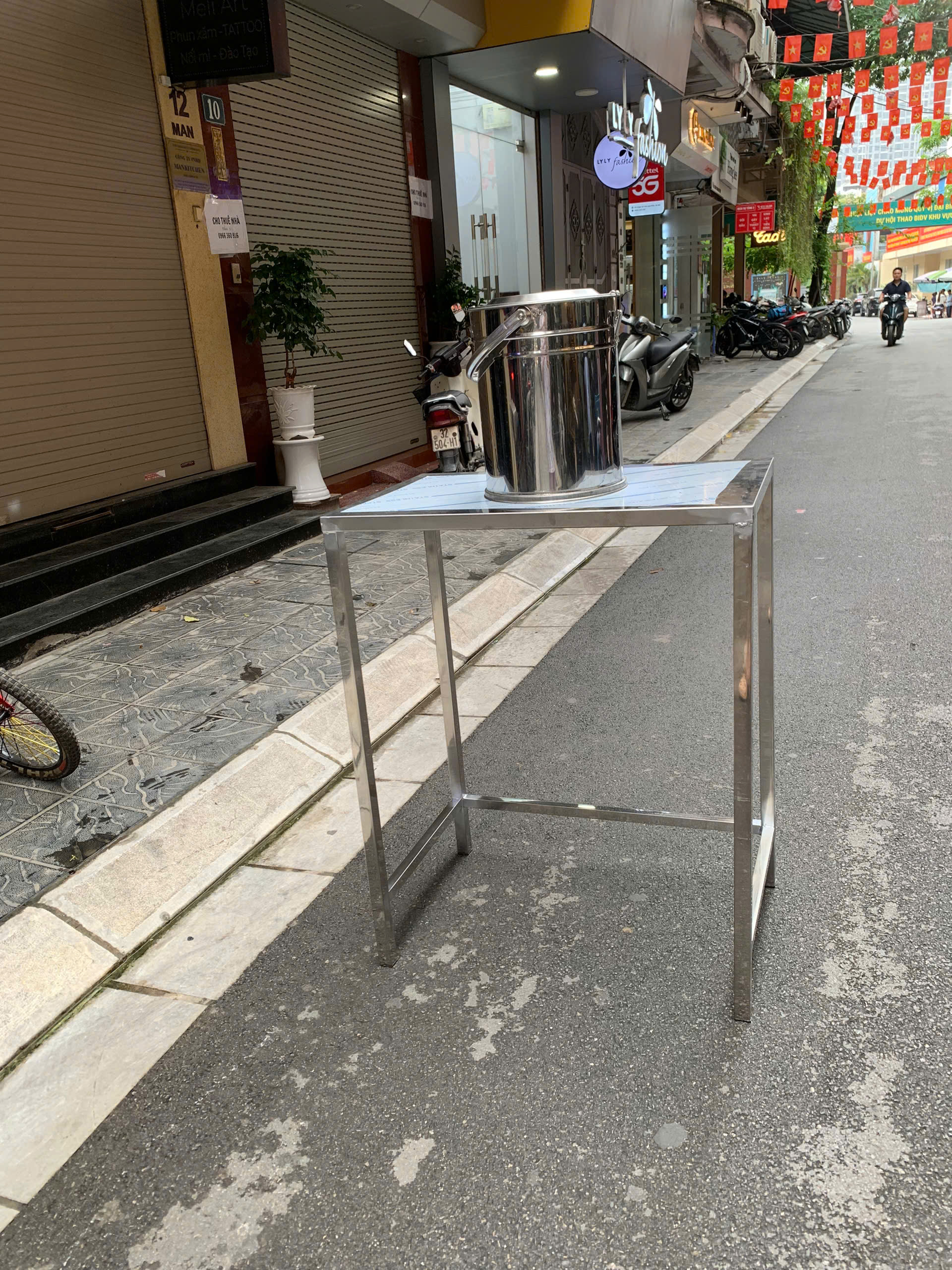 Kệ inox 304 7 | Inox dân dụng Toán Huệ